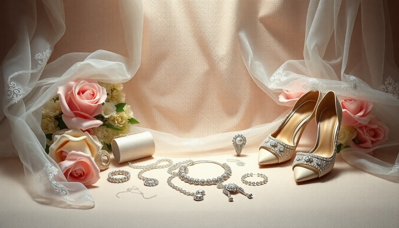 Accessoires mariée : sublimer votre tenue le jour j (sans faux pas)