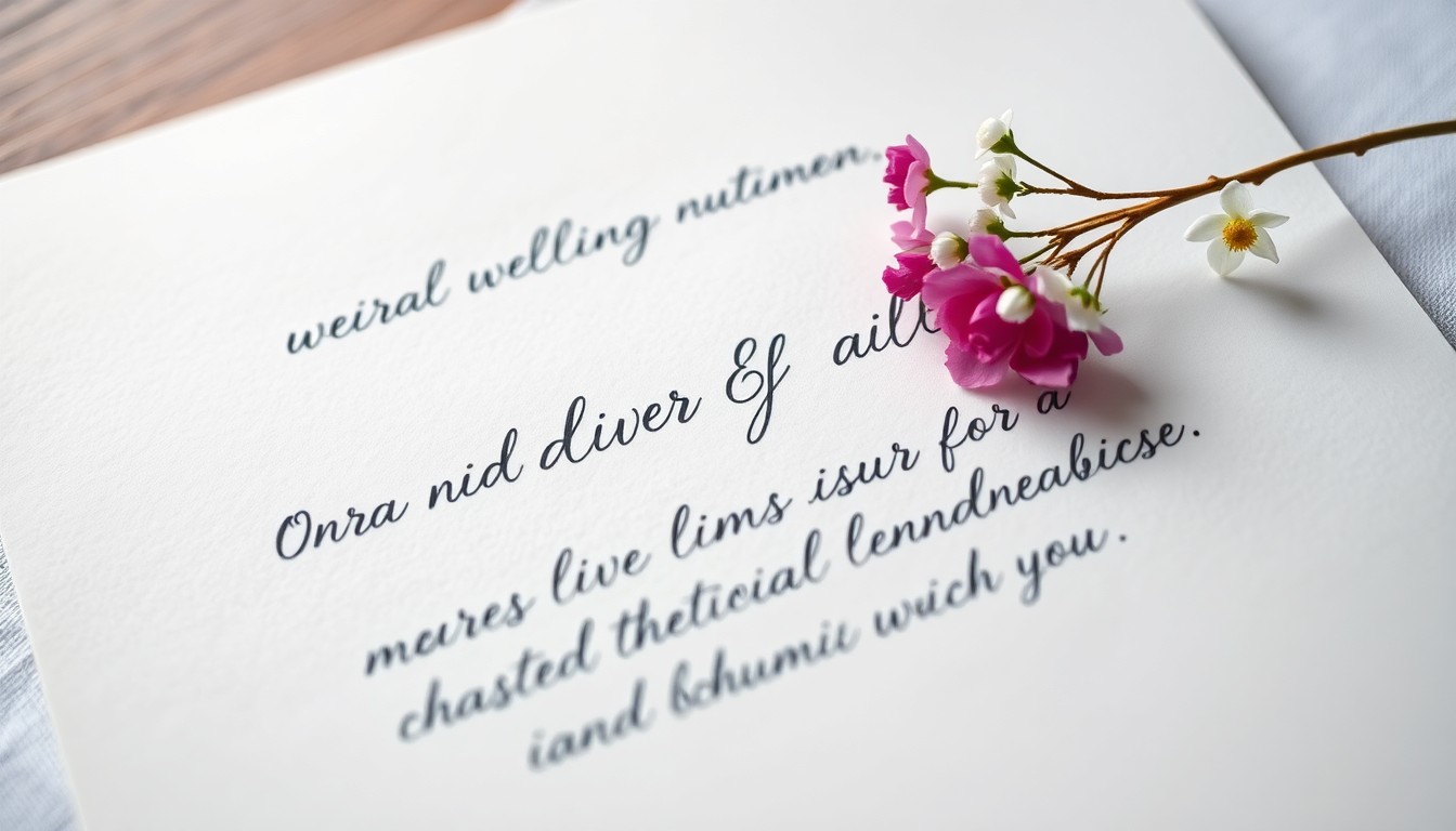 Limportance des mots dans un mariage