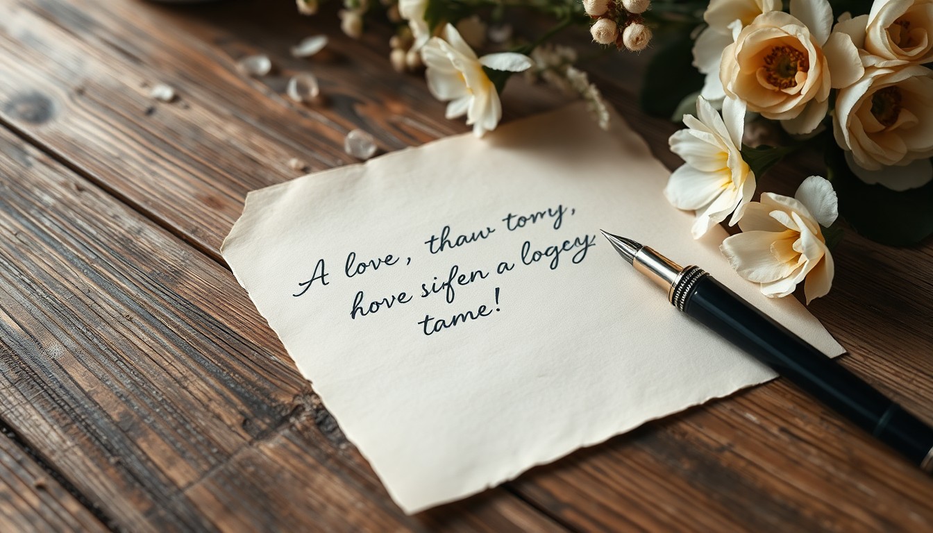 Messages émouvants et personnalisés touchez le cœur des mariés