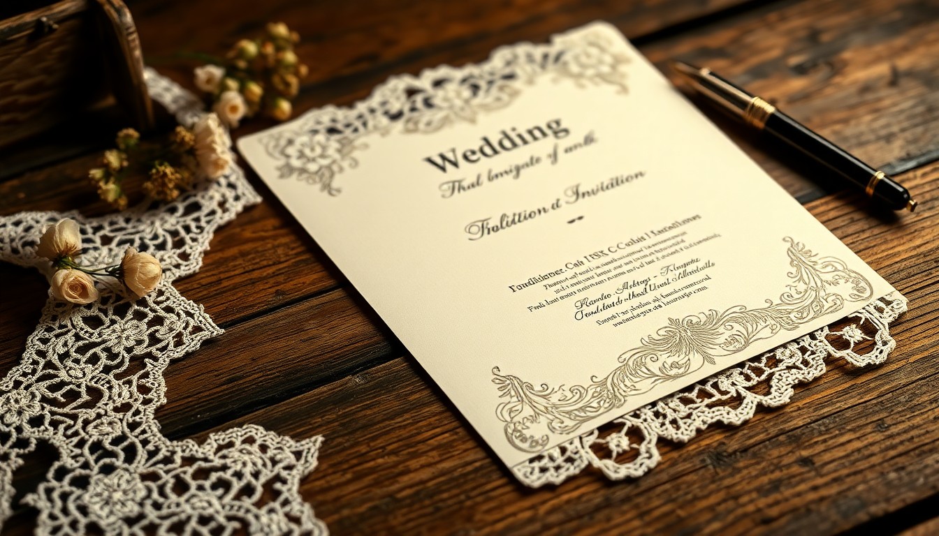 Comprendre le rôle du faire-part de mariage  bien plus quune simple invitation