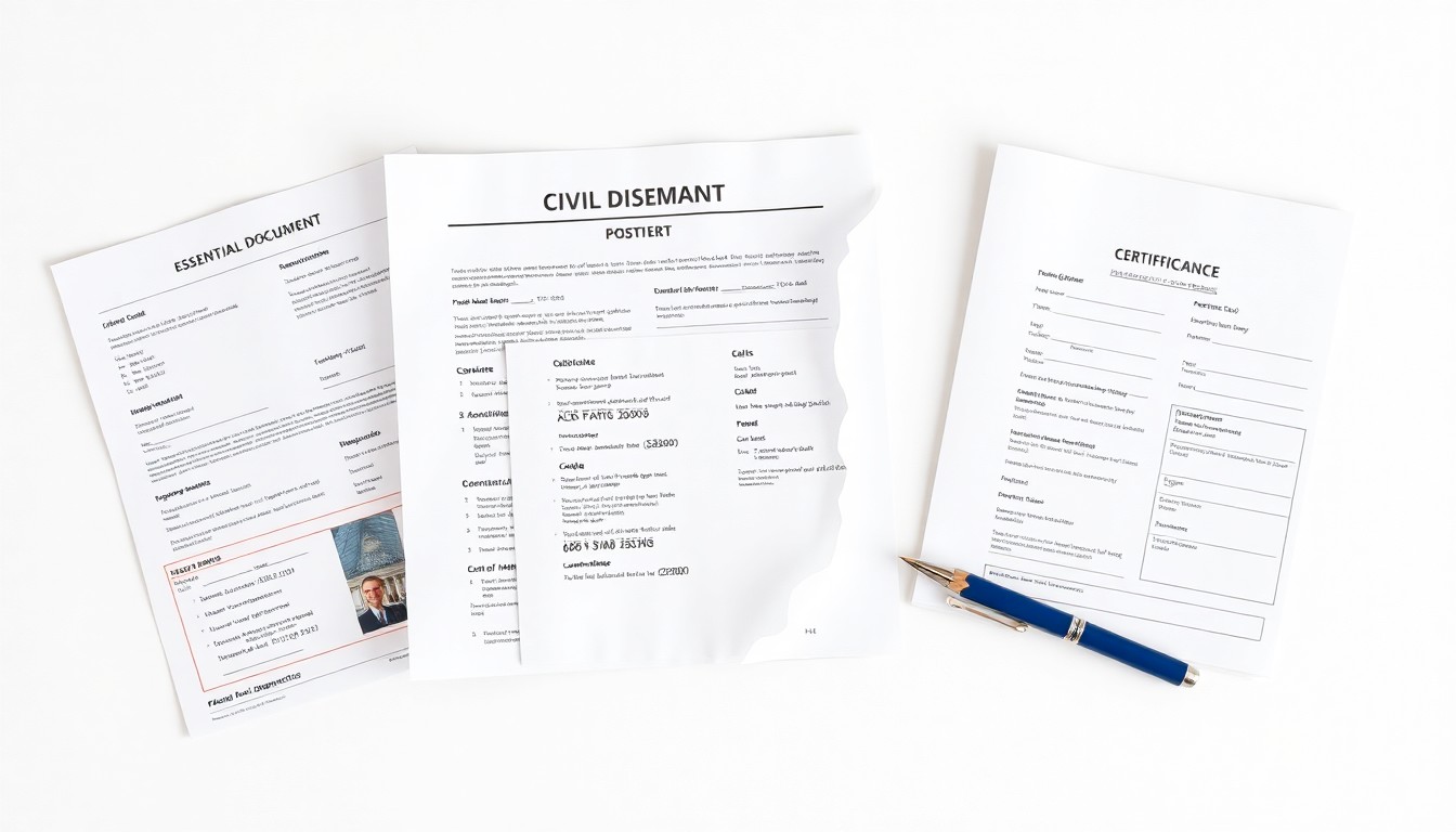 Documents, conditions et cas particuliers  le dossier de mariage civil sans faux pas