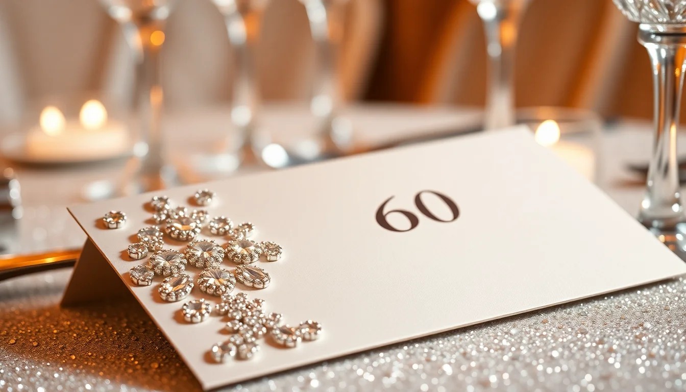 Comment organiser une fête inoubliable pour vos 60 ans de mariage 