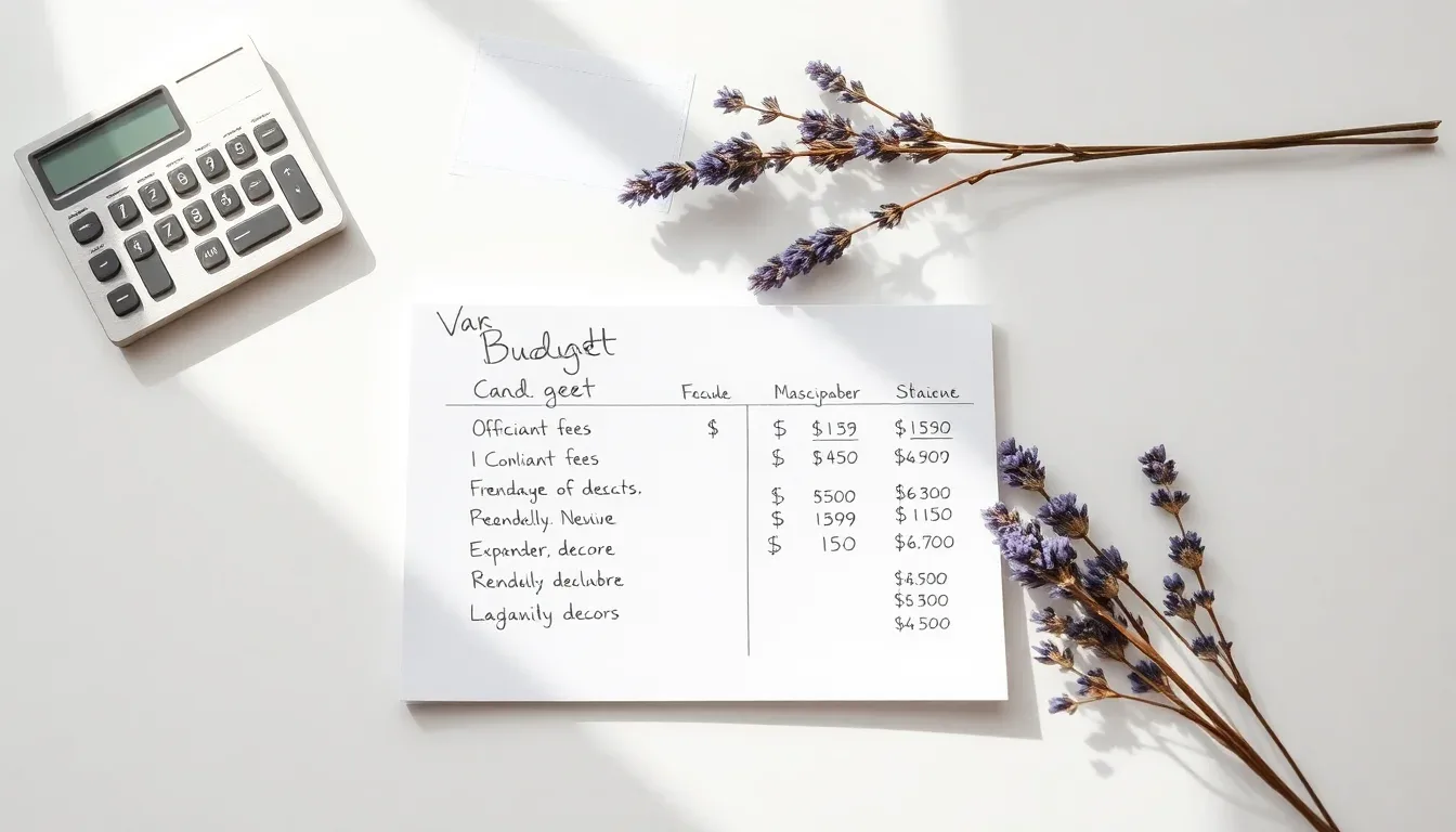 Quel budget prévoir pour une cérémonie laïque recomposée dans le Var en 2026 