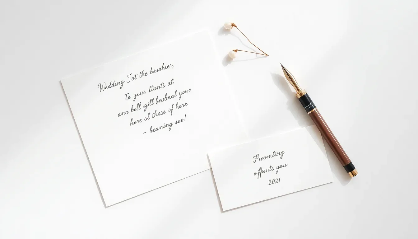 Écrire et personnaliser les textes et discours de votre cérémonie laque