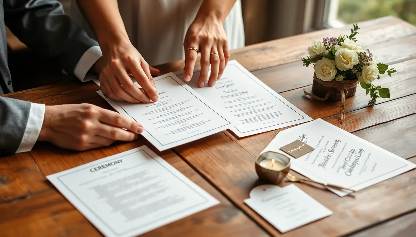 Comment structurer le déroulement dune cérémonie laïque 