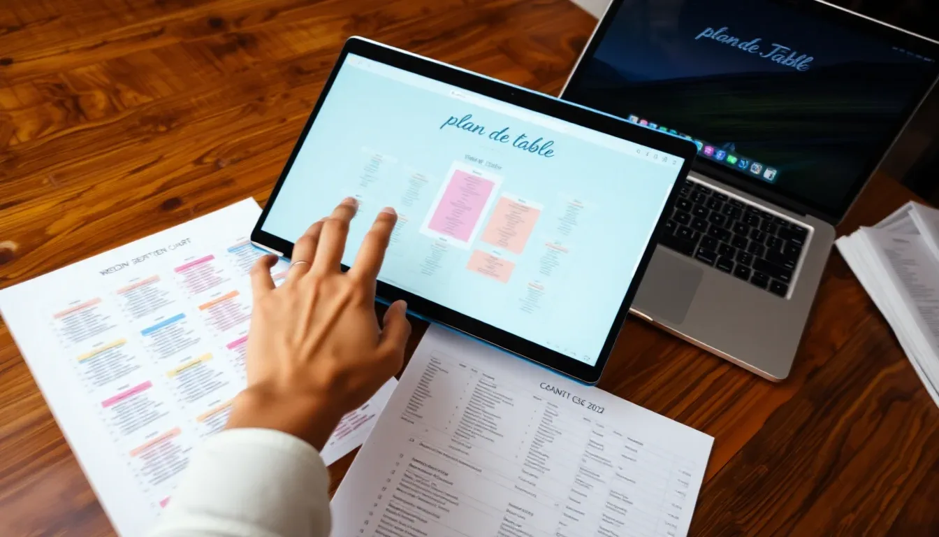 Outils gratuits et payants pour créer votre plan de table
